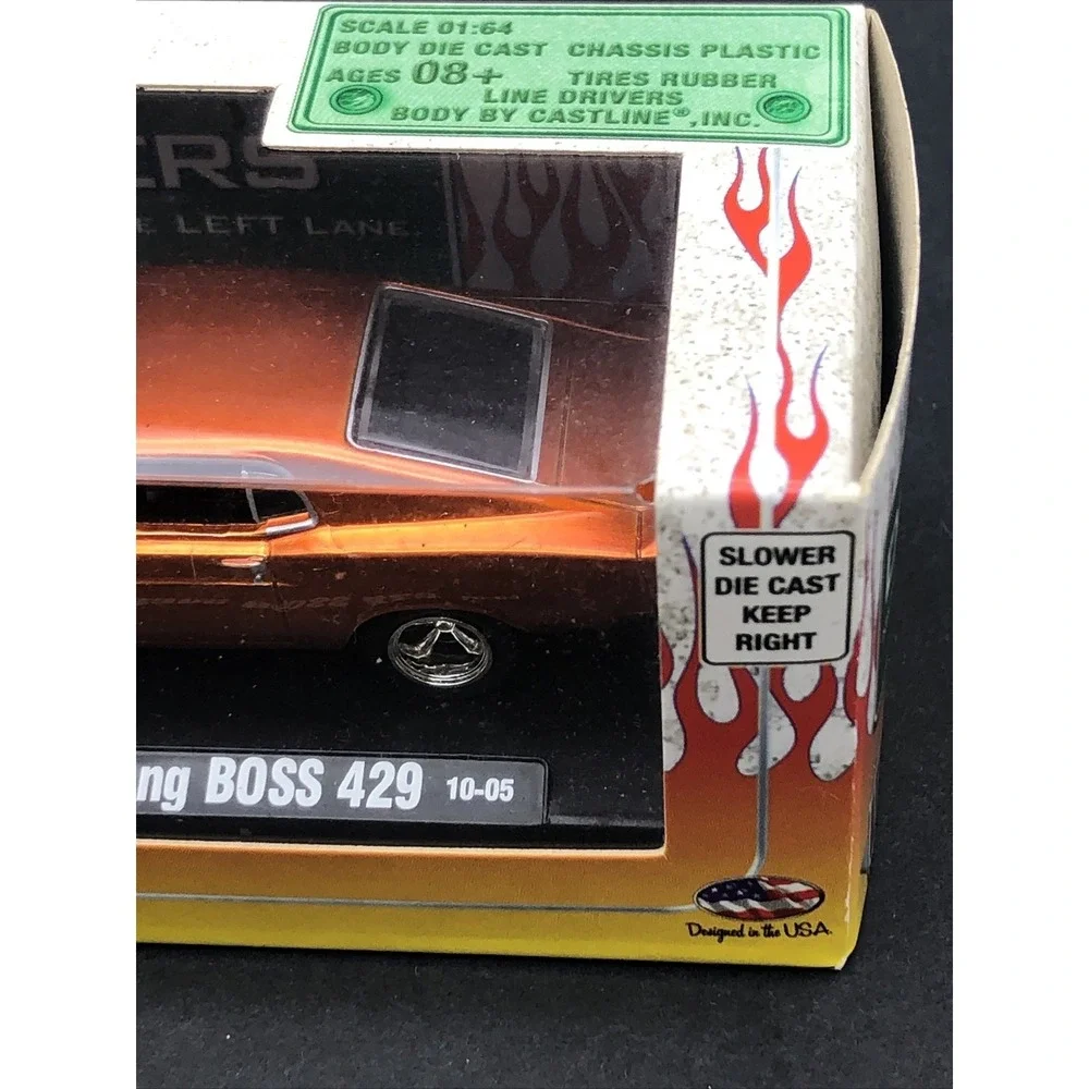M2 Auto‎ Drivers 1970 '70 Ford Mustang Boss 429 Diecast Car Burnt Orange 1/64
